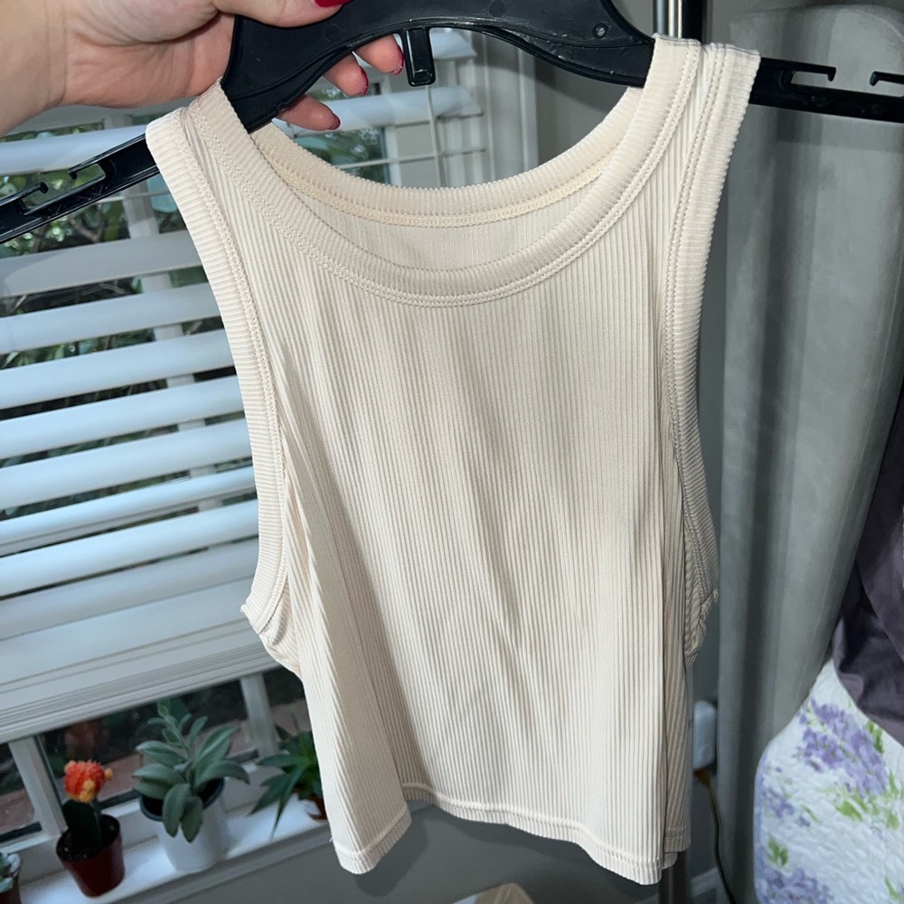 Cream tank top